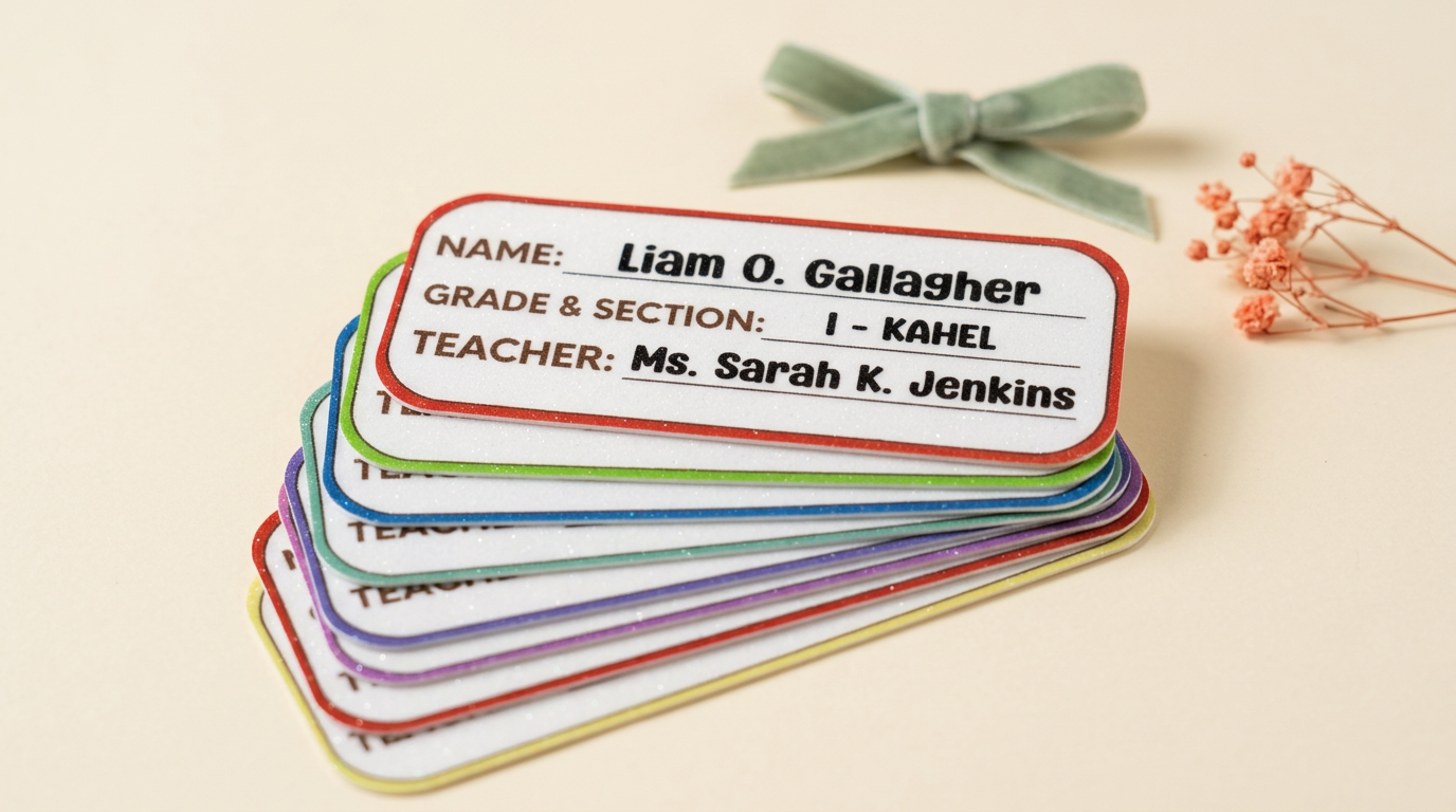 Name Label Stickers