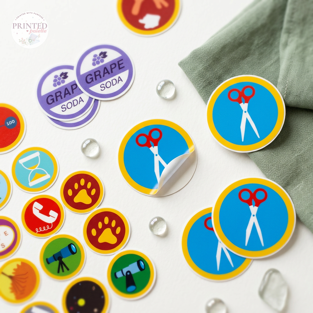 Stickers & Labels — Printed Palette collection