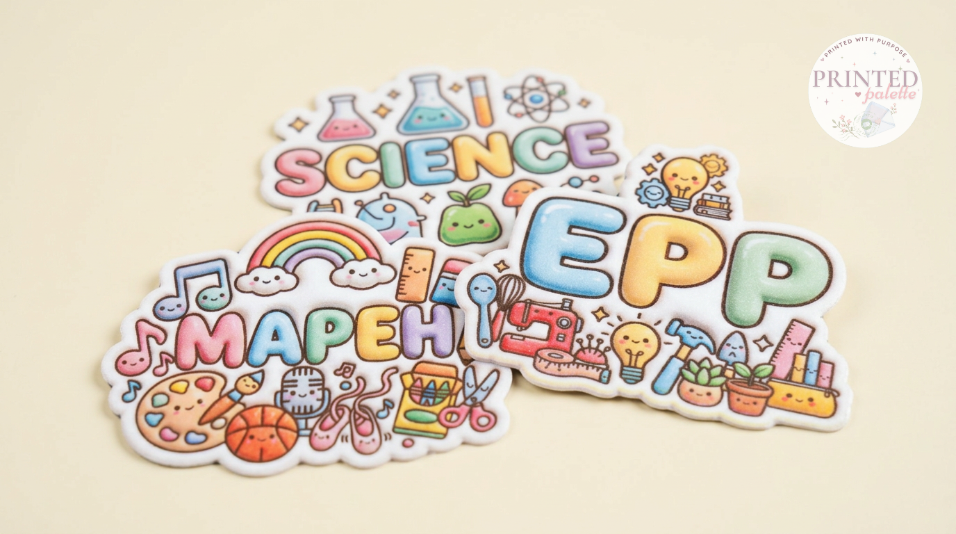 Subject Label Stickers