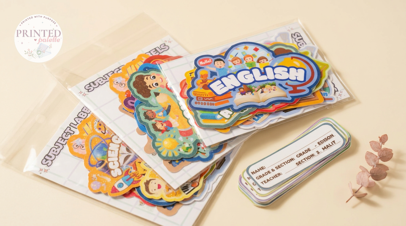 Subject Label Stickers