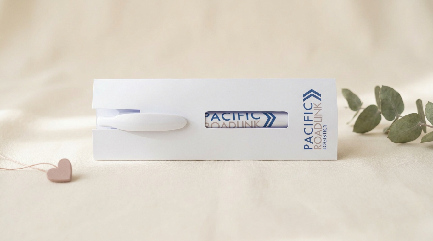 Pen with UV sticker and sleeve